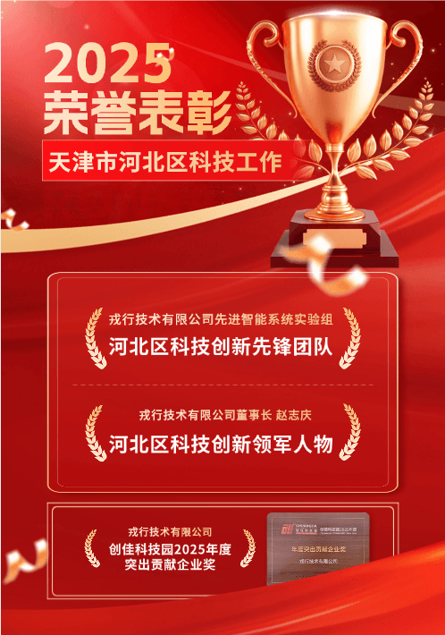 重要表彰 | 戎行技术荣膺多项称号！